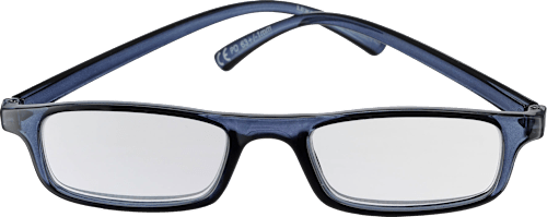 Lesebrille grau-blau Dioptrie +3,0 VISIOMAX
