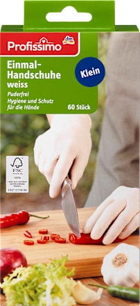 Einmalhandschuhe Latex weiß K Profissimo