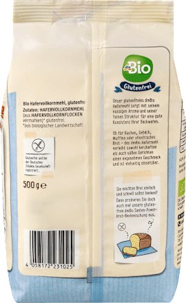 Mehl, Hafer-Mehl, glutenfrei  dmBio