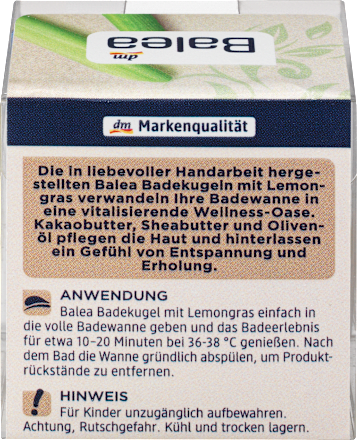 Badekugel Lemongras/Kornblume Balea