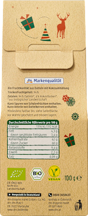 Dattel Kokos Konfekt dmBio