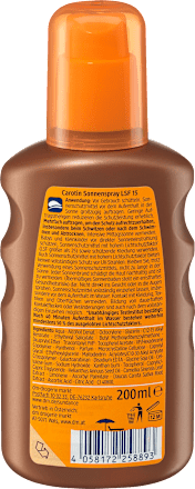 Sonnenspray Carotin LSF 15 SUNDANCE