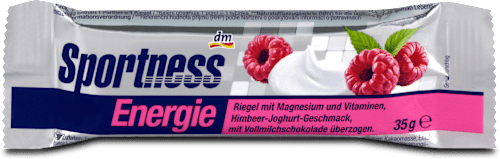 Energetická tyčinka malina & jogurt s horčíkom Sportness