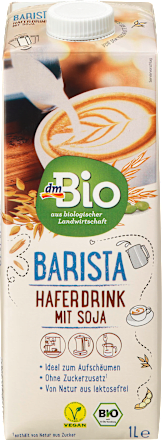 Barista Hafer Drink mit Soja dmBio