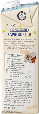 Pflanzendrink, Soja Drink natur dmBio