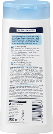 Duschgel pH 5,5 Hautneutral Creme-Öl Dusche Balea med
