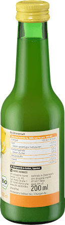 Zitronensaft dmBio