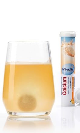 Šumivé tablety Vápnik Mivolis