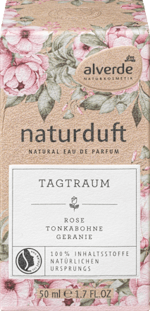 Dámska prírodná parfumovaná voda Tagtraum alverde NATURKOSMETIK