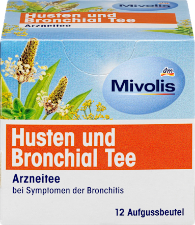 Arzneitee, Husten & Bronchial Tee (12 Beutel) Mivolis