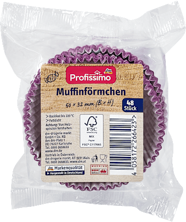Muffinförmchen Profissimo