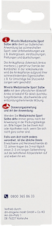 Medizinische Sportsalbe aktiv Mivolis