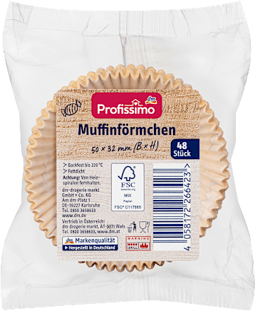 Papierowe foremki do muffinek Profissimo