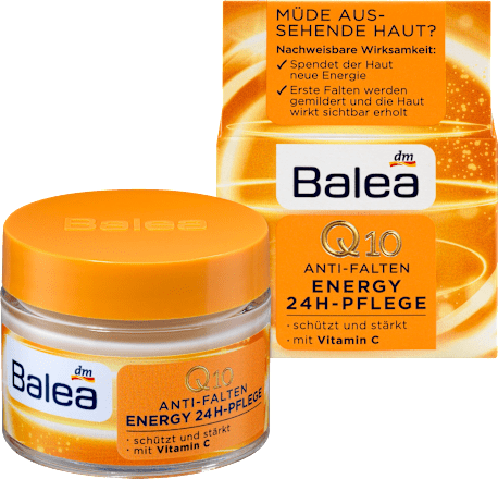 Tagescreme Q10 Anti-Falten Energy 24h-Pflege Balea