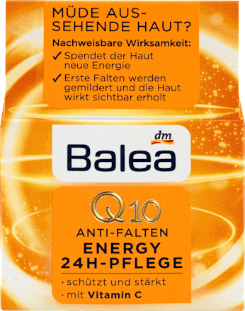 Tagescreme Q10 Anti-Falten Energy 24h-Pflege Balea