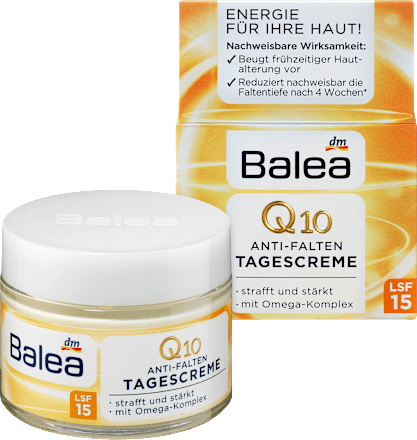 Tagescreme Q10 Anti-Falten LSF15 Balea
