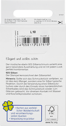 Creolen 925 Silber  ebelin