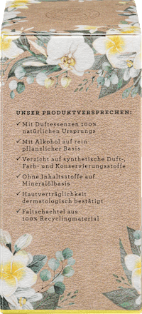 Woda perfumowana „Słoneczne oblicze” naturduft, orchidea, kwiat pomarańczy & plumeria alverde NATURKOSMETIK