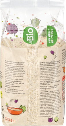 Früchtemüsli für Kinder dmBio