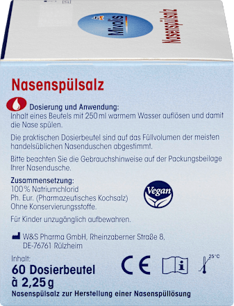 Nasenspülsalz Mivolis