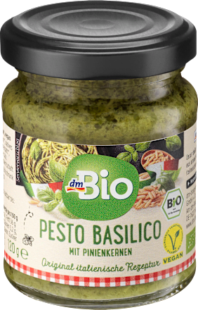 Pesto Basilico s píniovými orechmi  dmBio