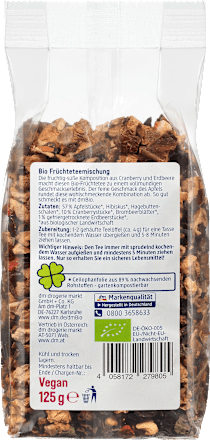 dmBio Früchteteemischung Cranberry Erdbeere, loser Tee dmBio