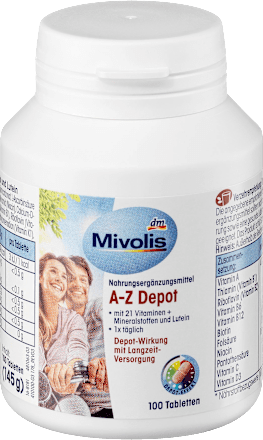 A-Z Depot, Tabletten, 100 St. Mivolis