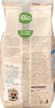 Frühstücksbrei Basen-Balance dmBio