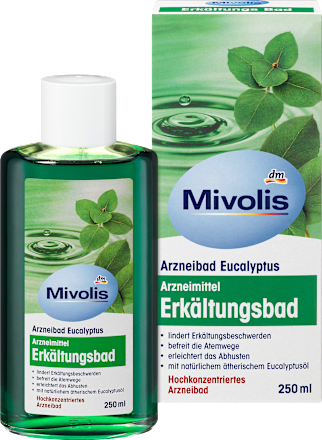Erkältungsbad, Arzneibad Eucalyptus Mivolis