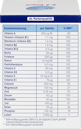 A-Z Depot, Tabletten, 100 St. Mivolis