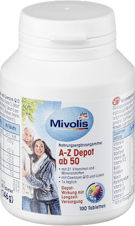 A-Z Depot ab 50, Tabletten, 100 St Mivolis