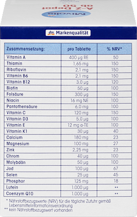 A-Z Depot ab 50, Tabletten, 100 St Mivolis