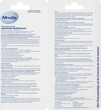 Japanisches Heilpflanzenöl Mivolis