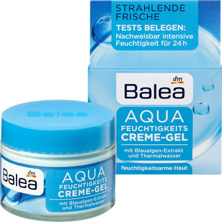Tagescreme Aqua Feuchtigkeits Creme-Gel  Balea