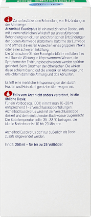 Erkältungsbad, Arzneibad Eucalyptus Mivolis