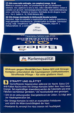 Nachtcreme Q10 Anti-Falten Balea