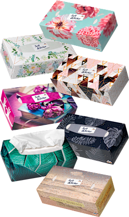 Taschentücher Box Design Soft&Sicher