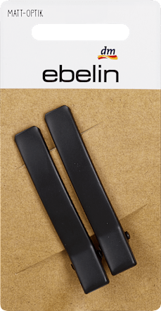 breite Haarklammern Matt-Optik ebelin