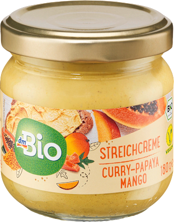 Krem kanapkowy curry, papaya & mango dmBio