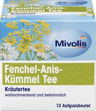 Kräutertee, Fenchel- Anis- Kümmel Tee  (12 x 2,0 g)  Mivolis
