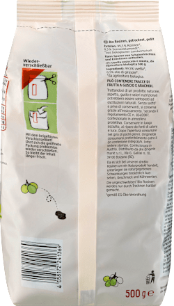 Trockenobst Rosinen dmBio