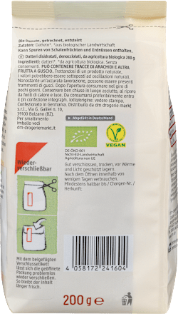 Trockenobst Datteln, entsteint dmBio