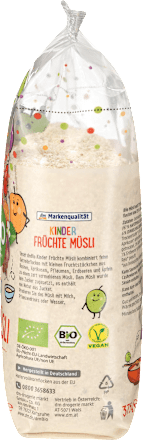 Früchtemüsli für Kinder dmBio