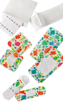 Aqua-Pflasterstrips für Kinder Mivolis