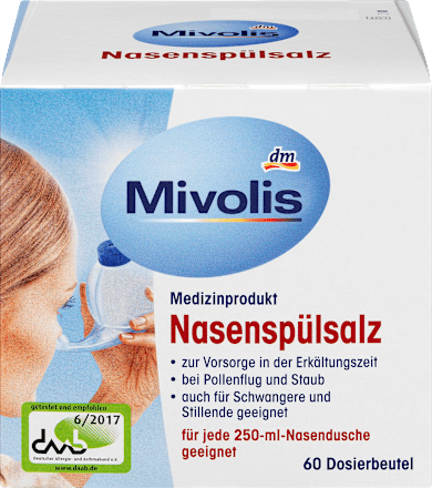 Nasenspülsalz Mivolis