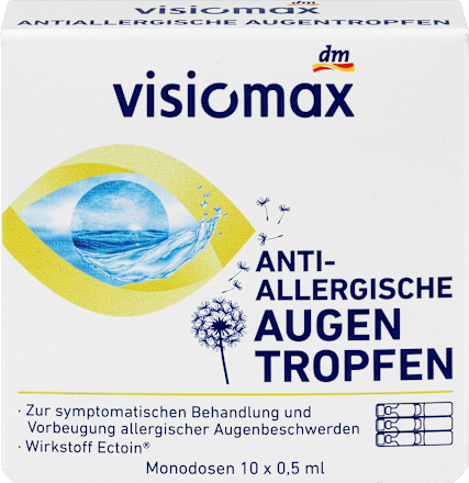 Anti-Allergische Augentropfen 10 Ampullen à 0,5 ml VISIOMAX