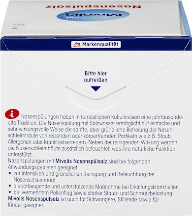 Nasenspülsalz Mivolis