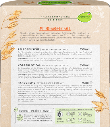 Geschenkset Meine Auszeit alverde NATURKOSMETIK