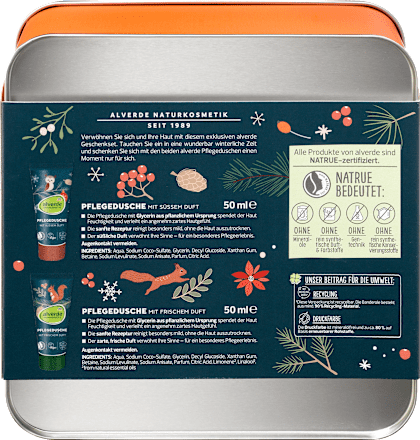 Geschenkset Pflegeduschen alverde NATURKOSMETIK