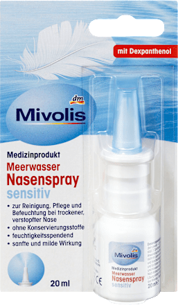 Meerwasser Nasenspray Sensitiv Mivolis